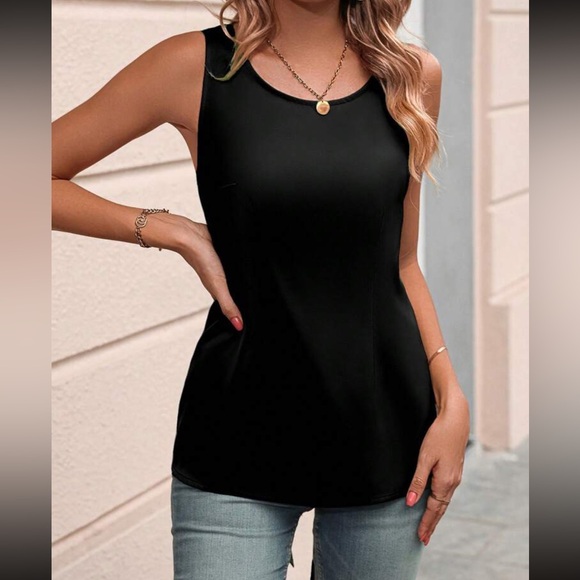 Boho brown crisscross back tank top - Picture 10 of 16